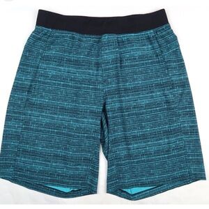 Lululemon The Short 11” Linerless size Medium Teal Black